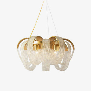 Mesh Crystal Chandelier