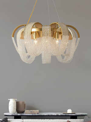 Mesh Crystal Chandelier