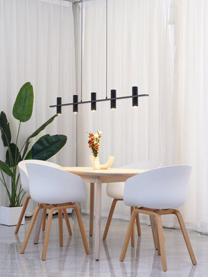 Travertine Parallel Chandelier