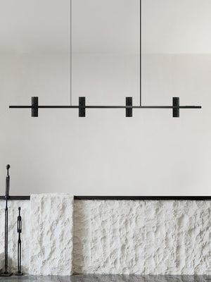 Travertine Parallel Chandelier