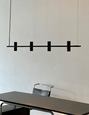 Travertine Parallel Chandelier