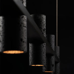Travertine Parallel Chandelier