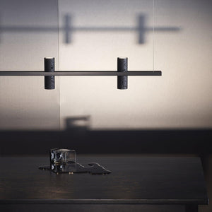 Travertine Parallel Chandelier