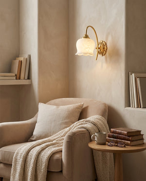 Mia Alabaster Wall Sconce