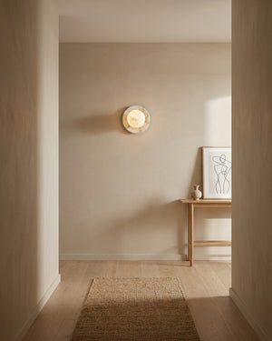 Mia Ball Alabaster Wall Sconce