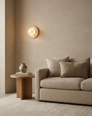 Mia Ball Alabaster Wall Sconce
