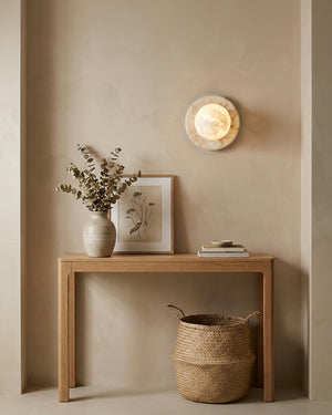Mia Ball Alabaster Wall Sconce