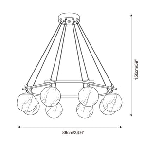 Miira Alabaster Chandelier