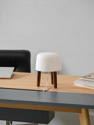 Milch Tischlampe