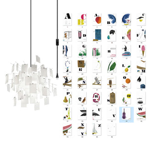 Mina Paper Plug In Chandelier
