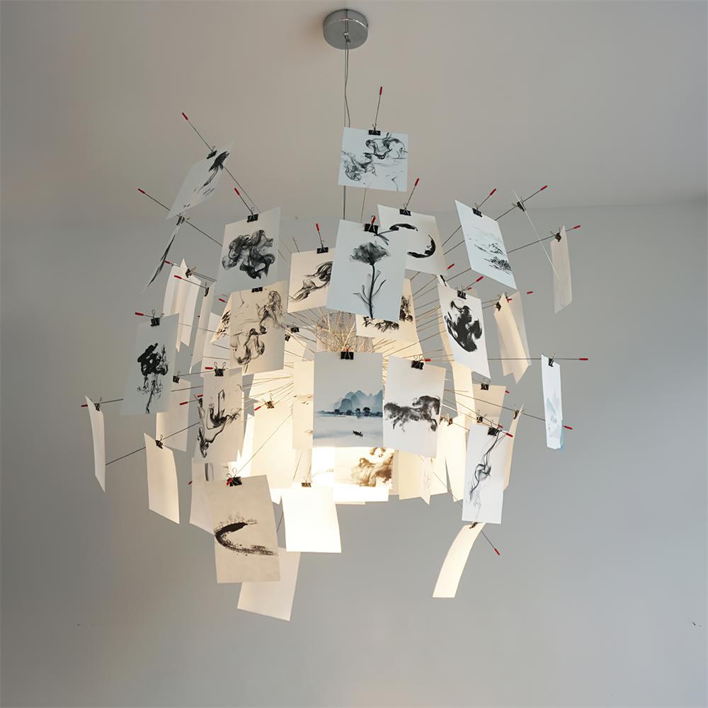 Mina Paper Chandelier