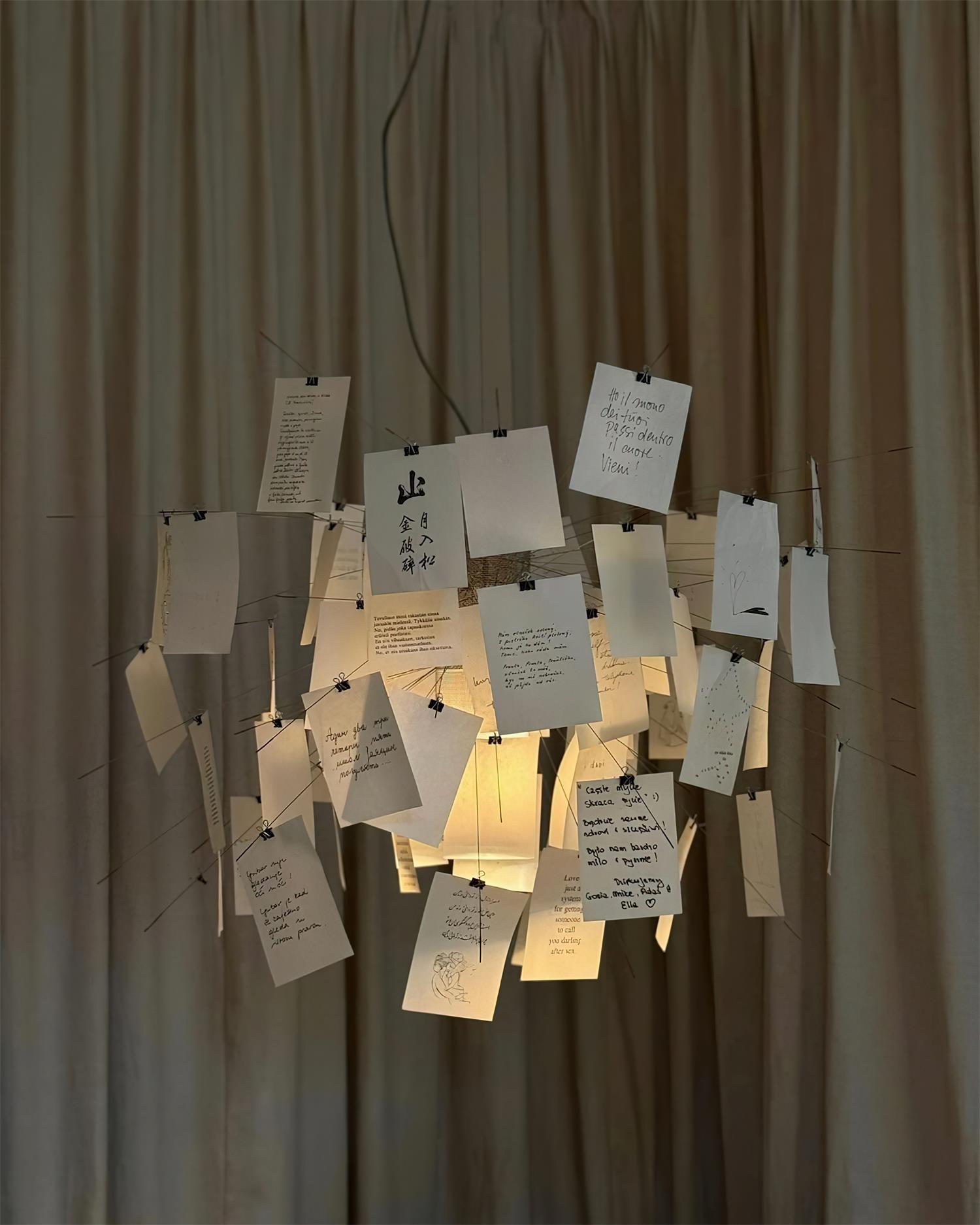 Mina Paper Chandelier