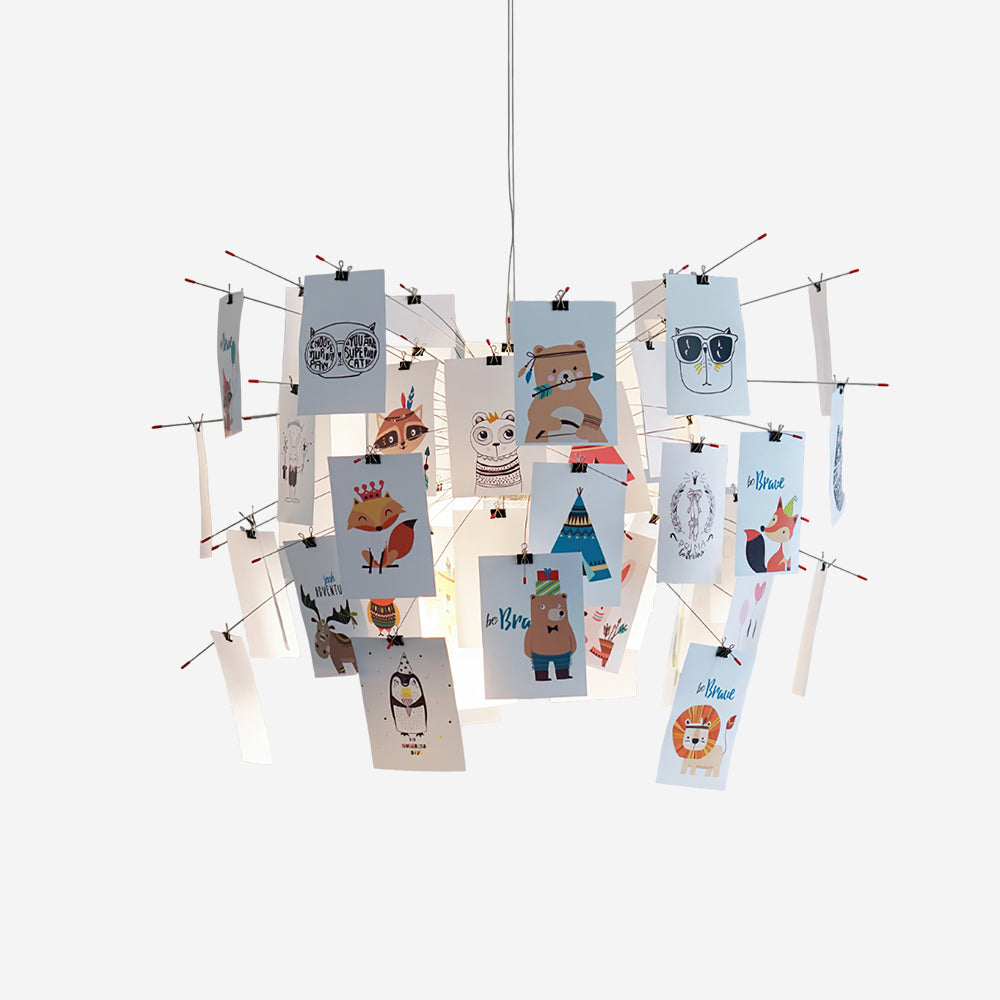 Mina Paper Chandelier