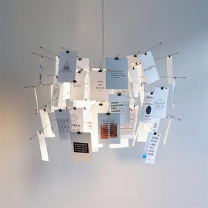 Mina Paper Plug In Chandelier