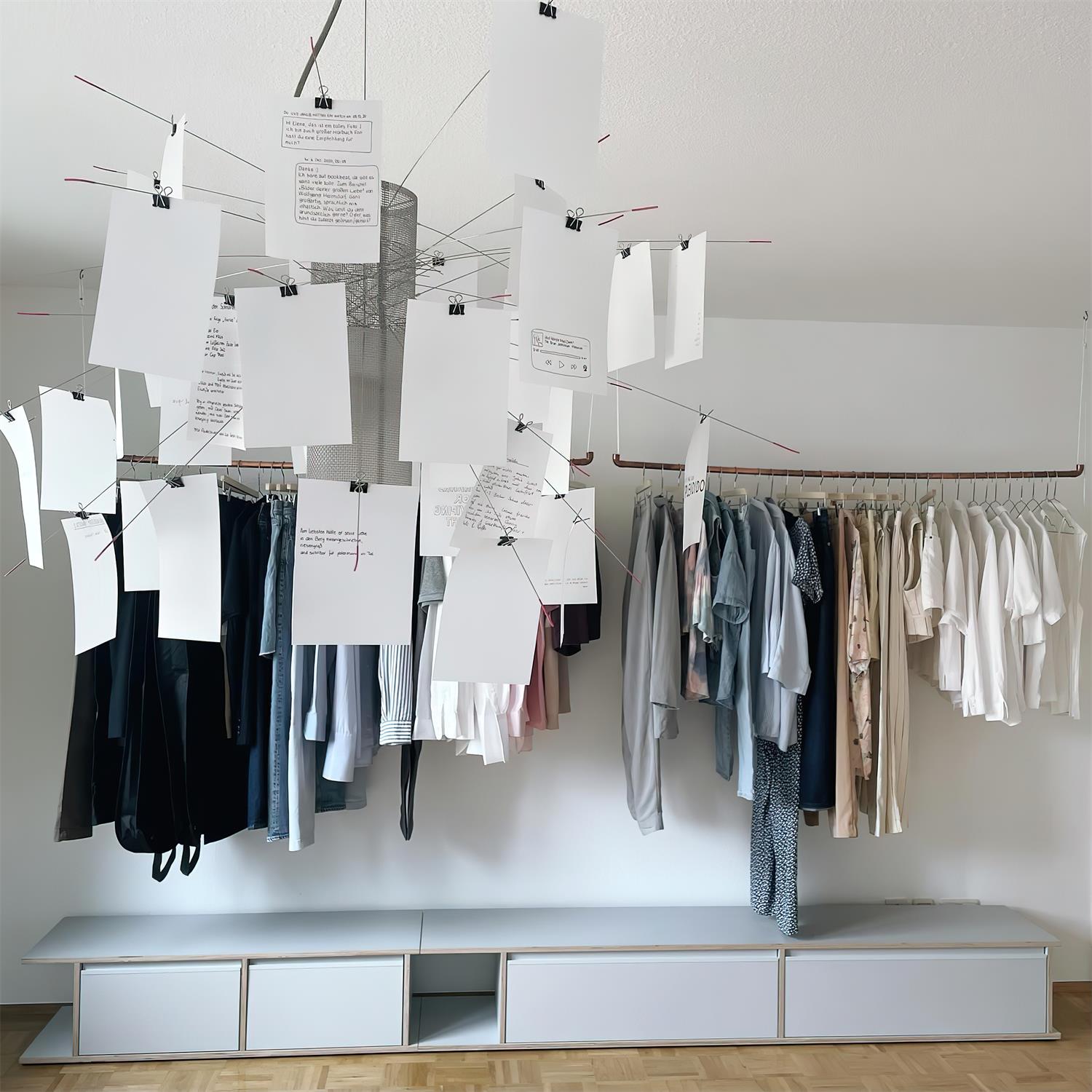 Mina Paper Plug In Chandelier