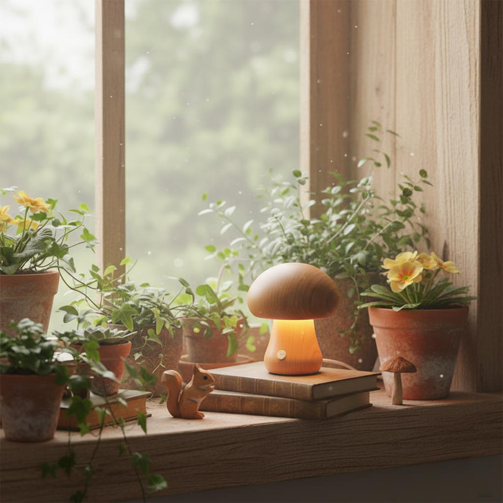Mini Mushroom Table Lamp