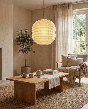 Mini Washi Paper Pendant Light