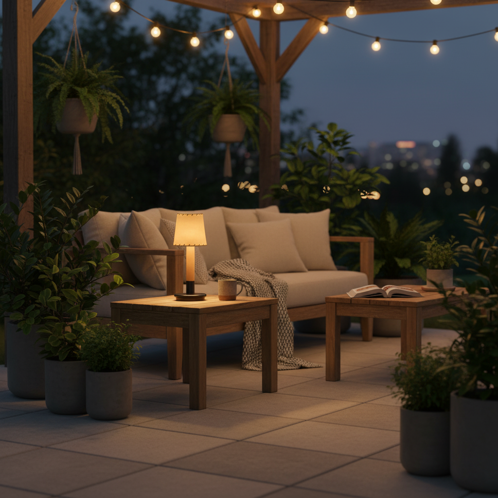 Minima tragbare Tischlampe