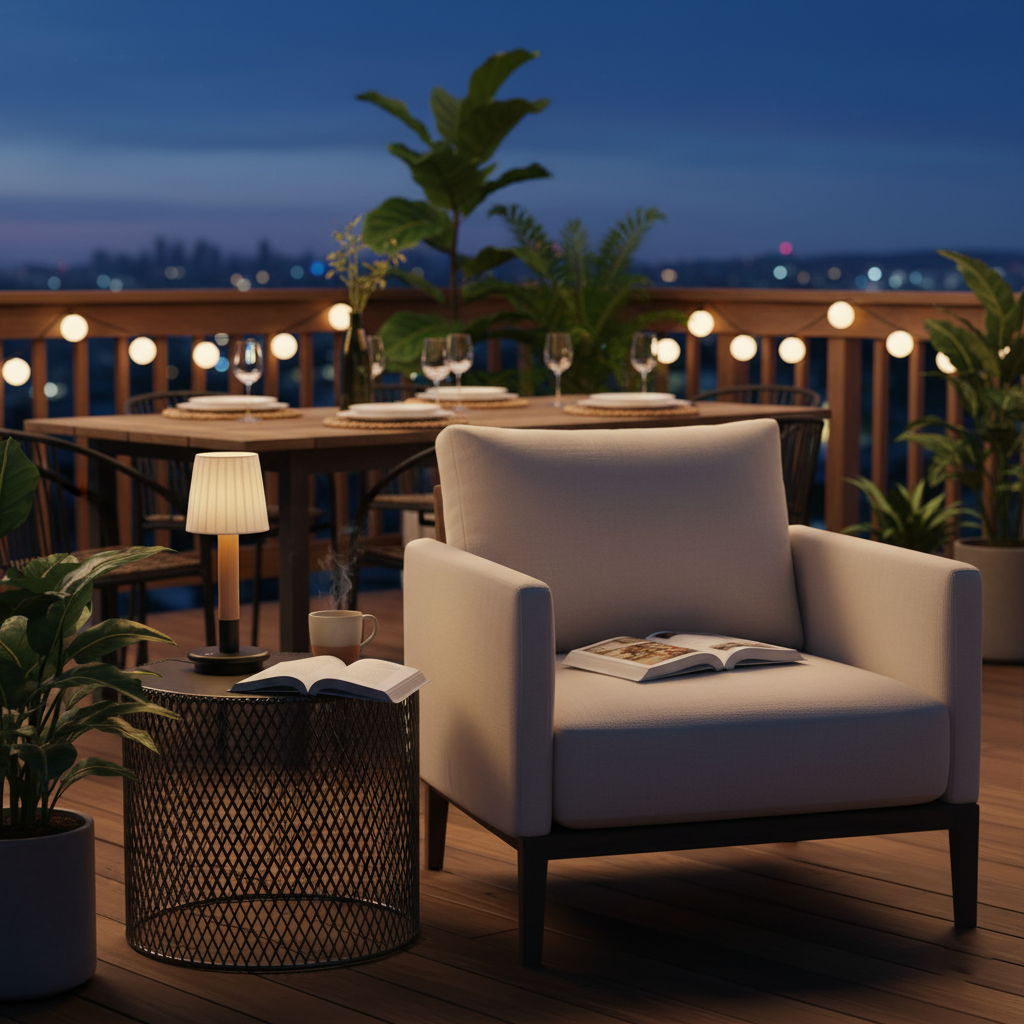 Minima tragbare Tischlampe