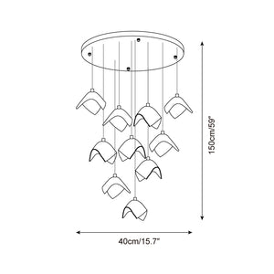 Mira Bloom Chandelier