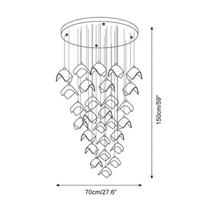 Mira Bloom Chandelier
