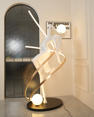 Misha Goddess Statue Floor Lamp