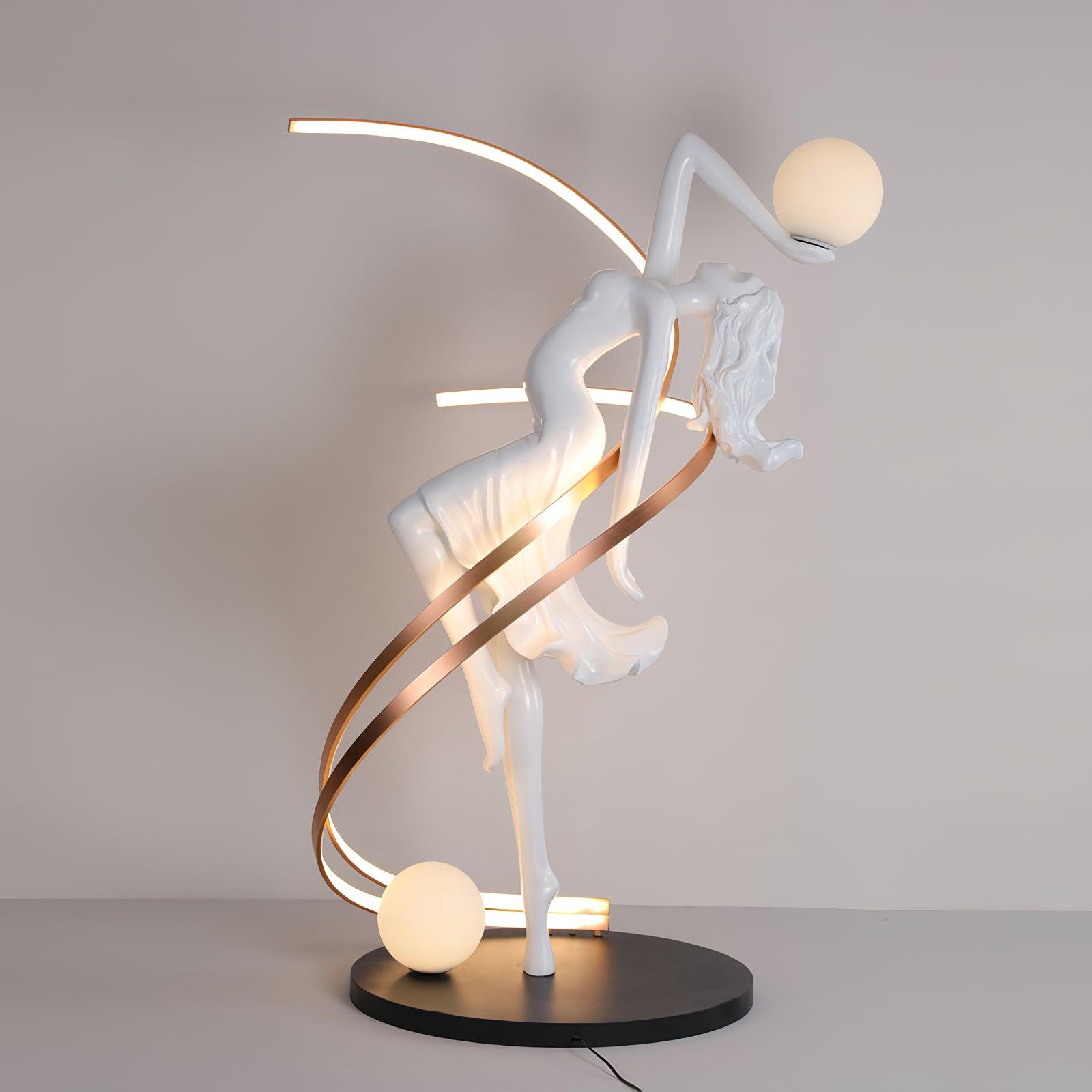 Misha Goddess Statue Floor Lamp - Docos