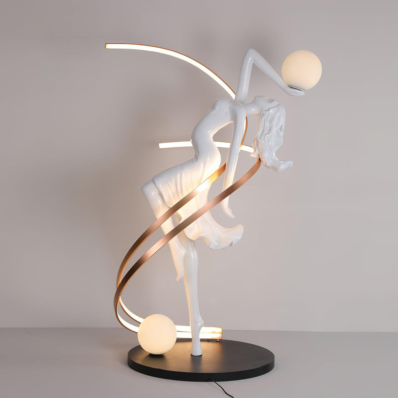 Misha Goddess Statue Floor Lamp – detail 13