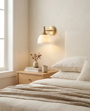 Mishya Alabaster Wall Sconce