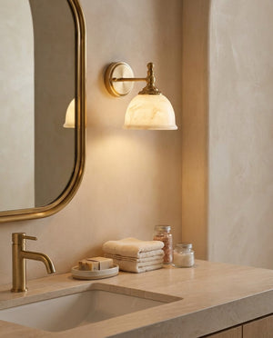 Mishya Alabaster Wall Sconce