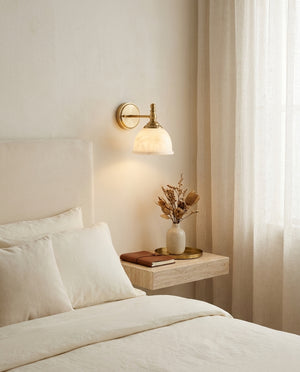 Mishya Alabaster Wall Sconce