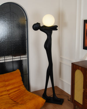 Lámpara de pie escultura Moca