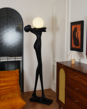 Lámpara de pie escultura Moca