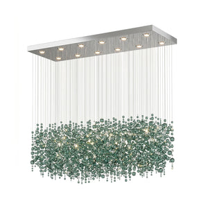Emerald Rainfall Crystal Customize Chandelier