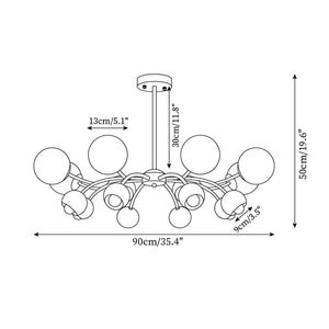 Modern Domie Chandelier