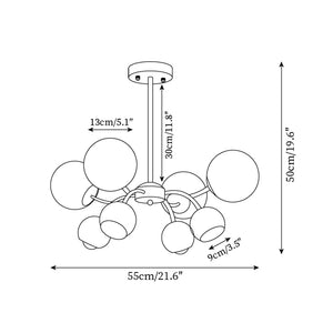 Modern Domie Chandelier