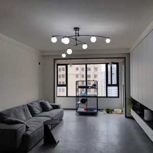 Modern Long Arm Chandelier