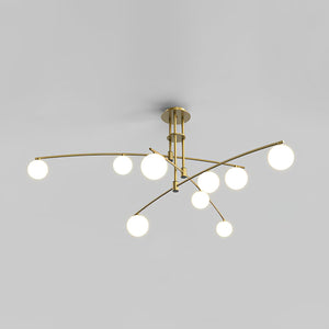 Modern Long Arm Chandelier