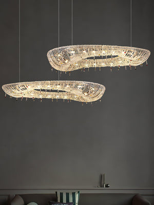 Modern Round Crystal Chandelier