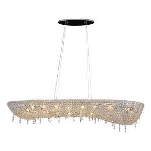 Modern Round Crystal Chandelier