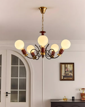 Modernist Cluster Chandelier