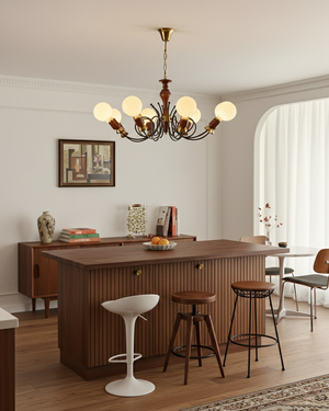 Modernist Cluster Chandelier