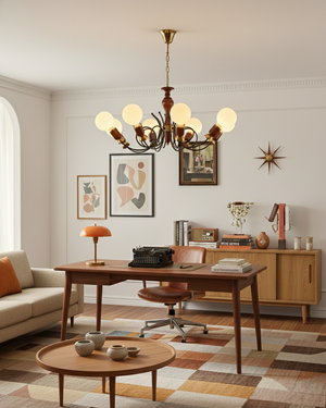 Modernist Cluster Chandelier