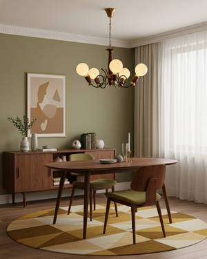 Modernist Cluster Chandelier