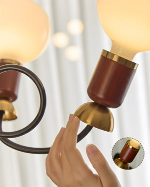 Modernist Cluster Chandelier