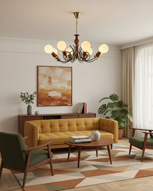 Modernist Cluster Chandelier