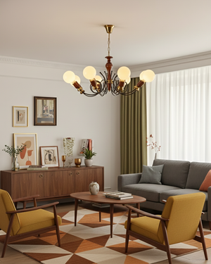 Modernist Cluster Chandelier