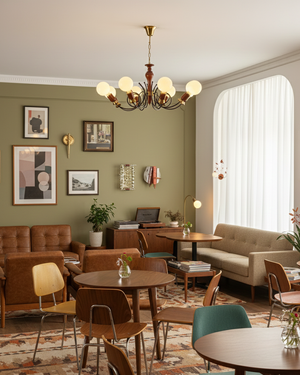 Modernist Cluster Chandelier