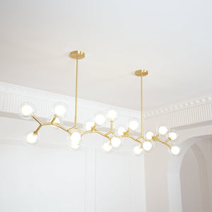 Molecular Glass Balls Chandelier