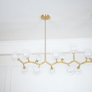Molecular Glass Balls Chandelier